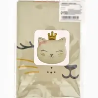 Воздушный шар фольгированный 32" "Кошечка с короной" цвет кремовый