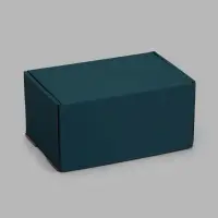Коробка самосборная "Почтовая", изумрудная, 30 х 20 х 15 см
