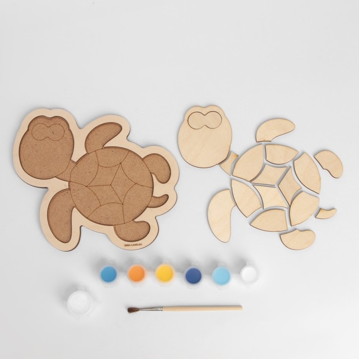 Роспись по дереву «Черепаха», картина Роспись по дереву «Черепаха», картина