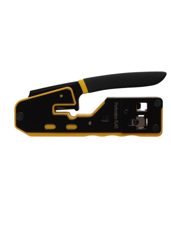 Кримпер ТУНДРА, обжим пластиковых клемм RJ45 RJ11/12, зачистка до 7 мм Кримпер ТУНДРА, обжим пластиковых клемм RJ45 RJ11/12, зачистка до 7 мм