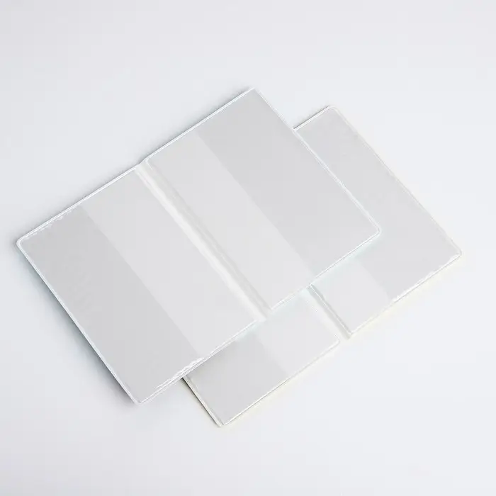 Подарочный набор: 2 обложки для паспорта, цвет коричневый/жёлтый