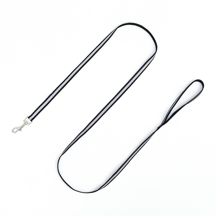 Комплект для кошек светоотражающий,ширина 1 см,шлейка 21-35 см,поводок 120 см, чёрный