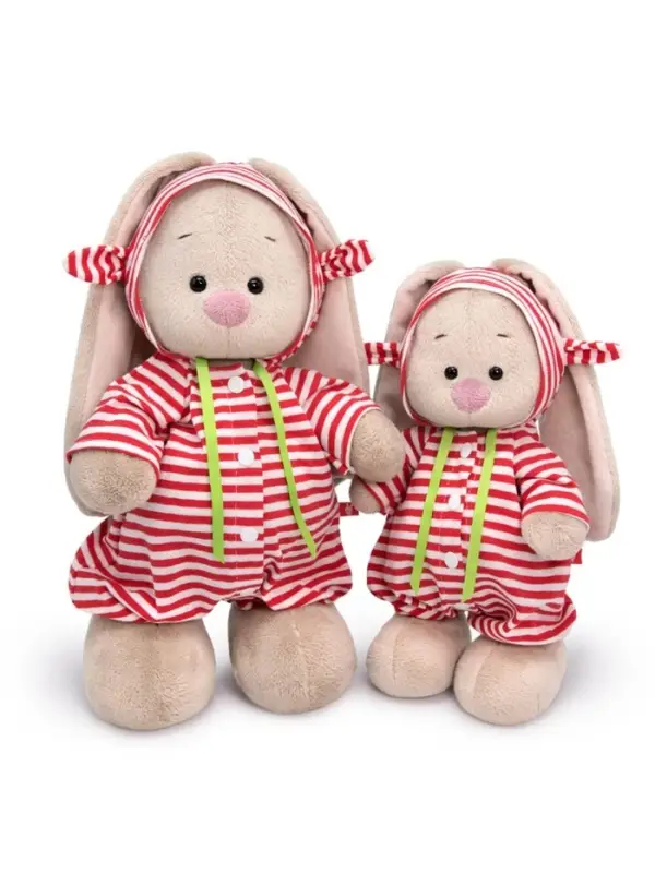 Мягкая игрушка &laquo;Зайка Ми в полосатом комбинезоне&raquo;, 25 см