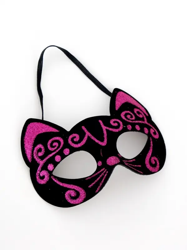 Карнавальная маска Карнавальная маска "Кошечка", цвета МИКС