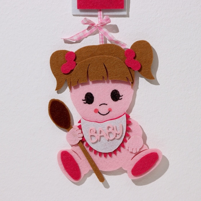 Декоративное украшение (подвеска) Декоративное украшение (подвеска) "Baby Girl" 22х22х53 см