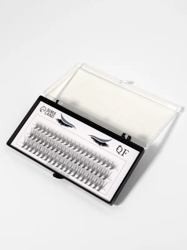 Набор накладных ресниц &laquo;Классика&raquo;, пучки, 10, 12, 14 мм, толщина 0.1 мм, изгиб D, 10 D