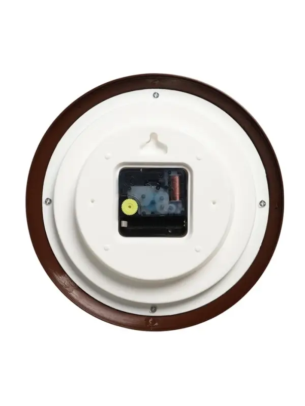 Часы настенные, интерьерные &laquo;Рубин&raquo;, d=21 см, коричневый корпус