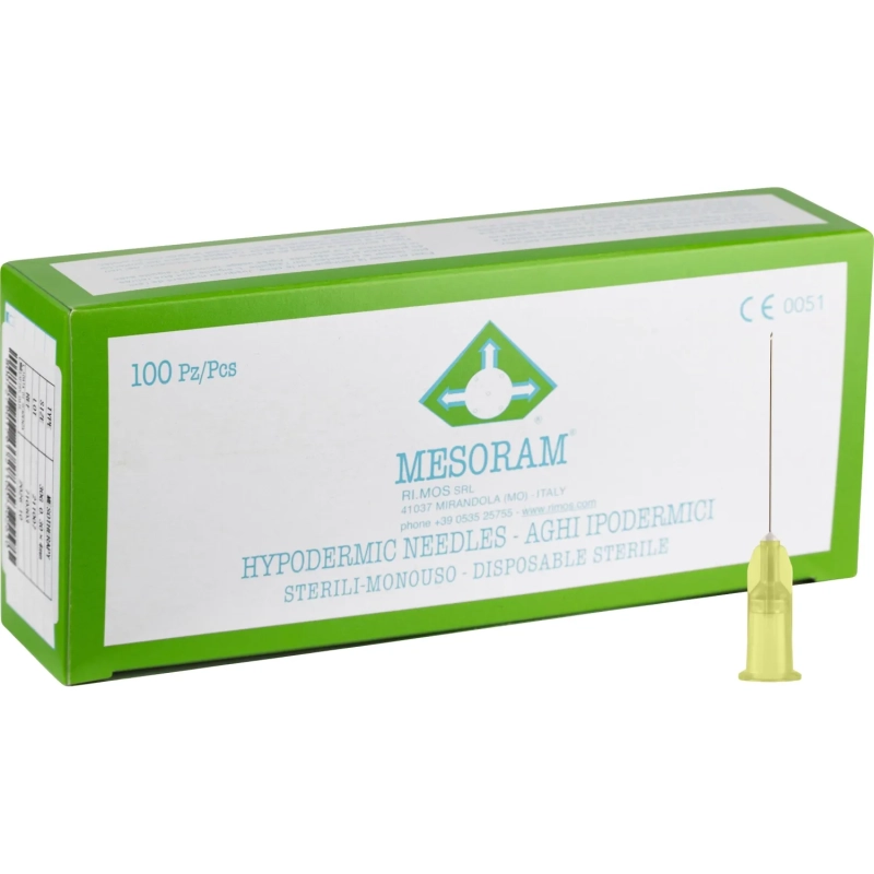 Игла для мезотерапии 30 G (0,30x25мм) MESORAM, 100 шт. в уп