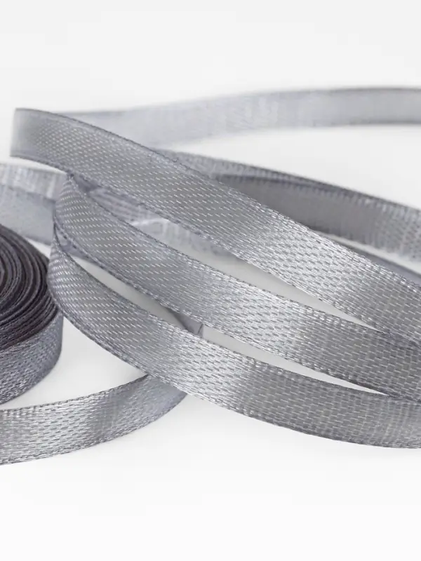 Лента атласная, 6 мм, 23±1 м, серый №03 Лента атласная, 6 мм, 23±1 м, серый №03