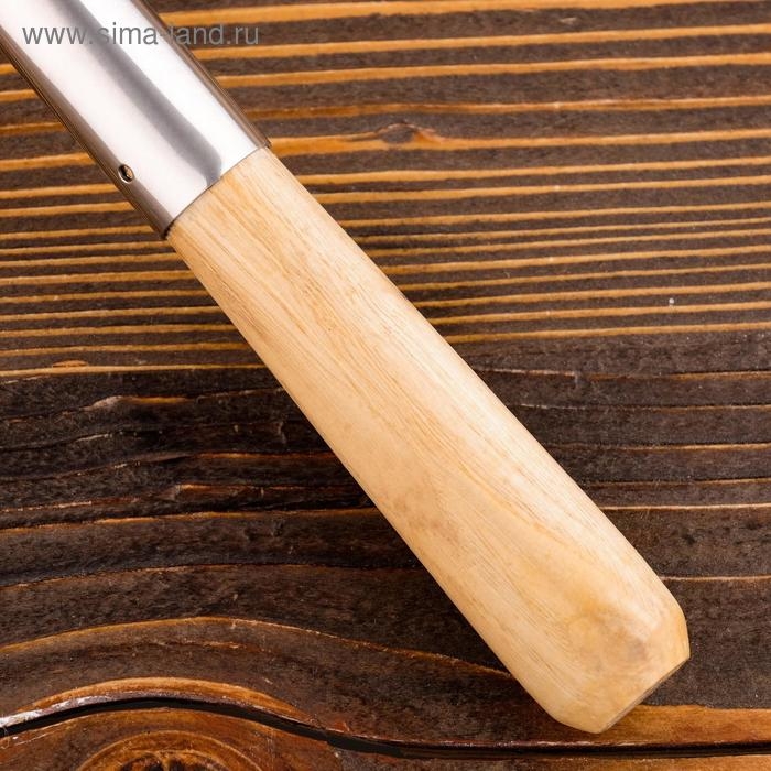 Поварешка для казана узбекская 52см, светлая деревянная ручка Поварешка для казана узбекская 52см, светлая деревянная ручка