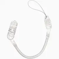 Держатель для соски - пустышки, пружинка, 2 шт., прозрачный, Крошка Я