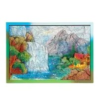 Пазл Puzzle &laquo;Живописный водопад&raquo; + календарь