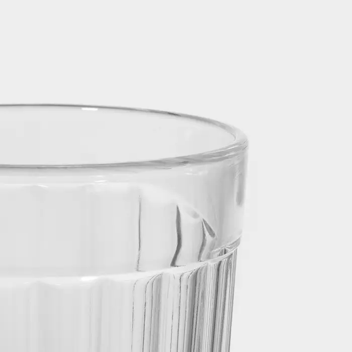 Стакан 250 мл, гранёный, стекло, прозрачный