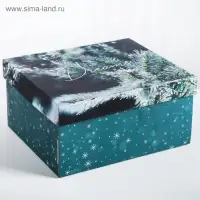 Коробка подарочная новогодняя складная Dreams, 31&times;25.5&times;16 см
