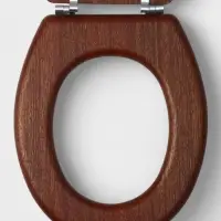 Сиденье для унитаза с крышкой &laquo;Натуральное дерево&raquo;, 45&times;35 см, цвет орех
