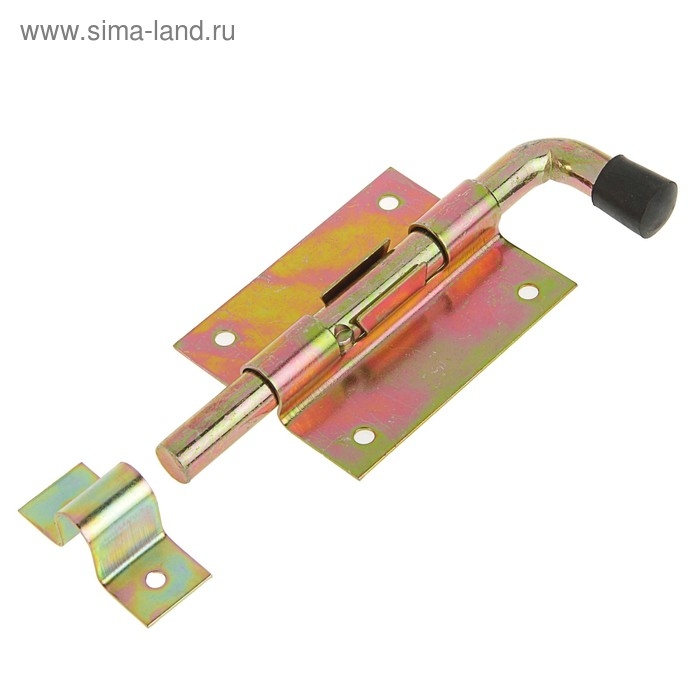 Задвижка дверная , 80 мм по основанию, оцинкованная Задвижка дверная , 80 мм по основанию, оцинкованная