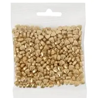Кондитерская посыпка &laquo;Металлическое сердечко&raquo;, золотая, 50 г
