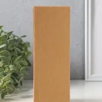 Сувенир керамика "Белый зайка с ожерельем из пуха" 5х4,5х17 см