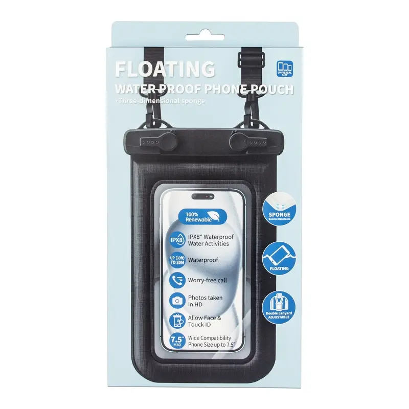 Чехол влагоустойчивый  6,9" черный