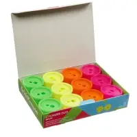 Точилка ErichKrause Cylinder Duo Neon, 2 отверстия, с контейнером, МИКС