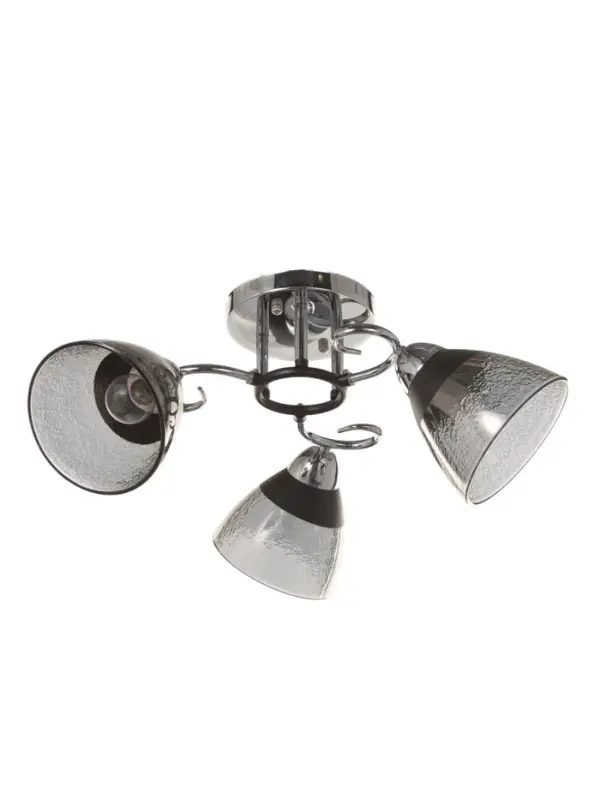 Люстра &laquo;Дождь&raquo; 3&times;40 Вт Е27 хром 48&times;48&times;24 см