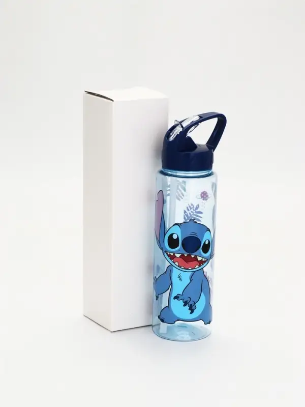 Бутылка пластиковая с трубочкой-непроливайкой &laquo;Монстрик&raquo;, 750 мл