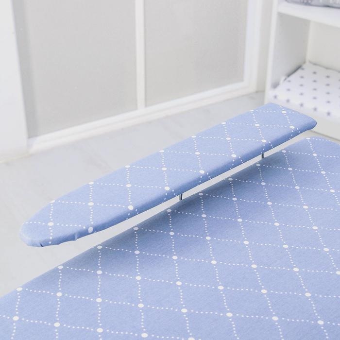 Доска гладильная Nika «Лина 4», 111,5×34,5 см, два положения высоты 70, 80 см, рисунок микс Доска гладильная Nika «Лина 4», 111,5×34,5 см, два положения высоты 70, 80 см, рисунок микс