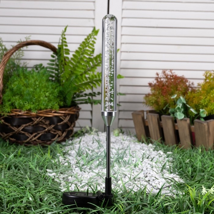 Садовый светильник на солнечной батарее «Пузырьки», 70 см, 1 LED, свечение мульти (RGB) Садовый светильник на солнечной батарее «Пузырьки», 70 см, 1 LED, свечение мульти (RGB)