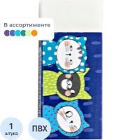 Ластик прямоугольный M&G So Many Cats, 43x18x12 мм, ПВХ, белый, уп ассорти