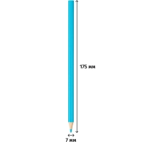 Карандаши цветные 36 цв 6-гран ColorPics в наборе
