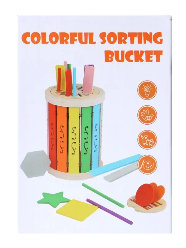 Сортер &laquo;Давай учиться и играть&raquo;, развивающий набор по методике Монтессори