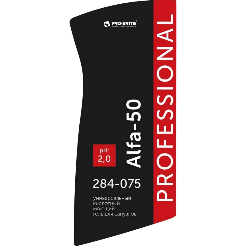 Профхим сантех кисл гель д/мытья сантехн Pro-Brite/ALFA-50 (284-075), 0,75л