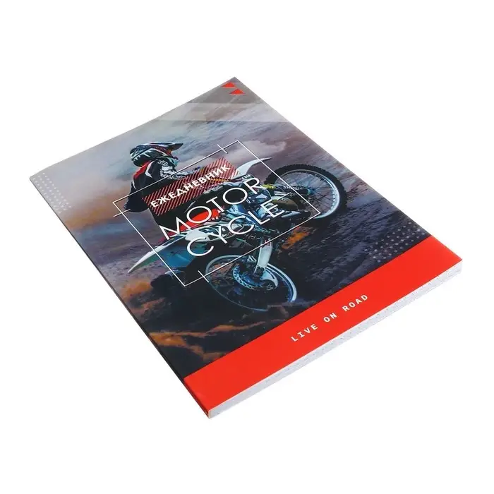 Ежедневник недатированный на склейке А5, 64 листа, мягкая обложка &laquo;Мотофристайл&raquo;