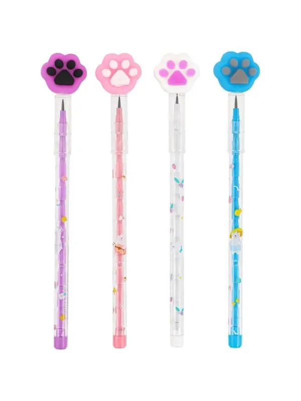 Карандаш-прикол секционный Calligrata &laquo;Лапка&raquo;, НВ, МИКС