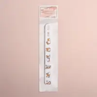 Пилка для ногтей &laquo;Корги&raquo;, прямая, 180/240 грит, 18 см