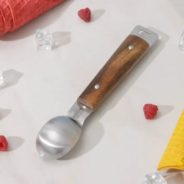 Ложка для мороженого Доляна «Дровосек», нержавеющая сталь, цвет хромированный Ложка для мороженого Доляна «Дровосек», нержавеющая сталь, цвет хромированный