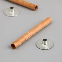 Фитиль деревянный для свечи с металлическим держателем 2 шт., 0.6&times;6.5 см