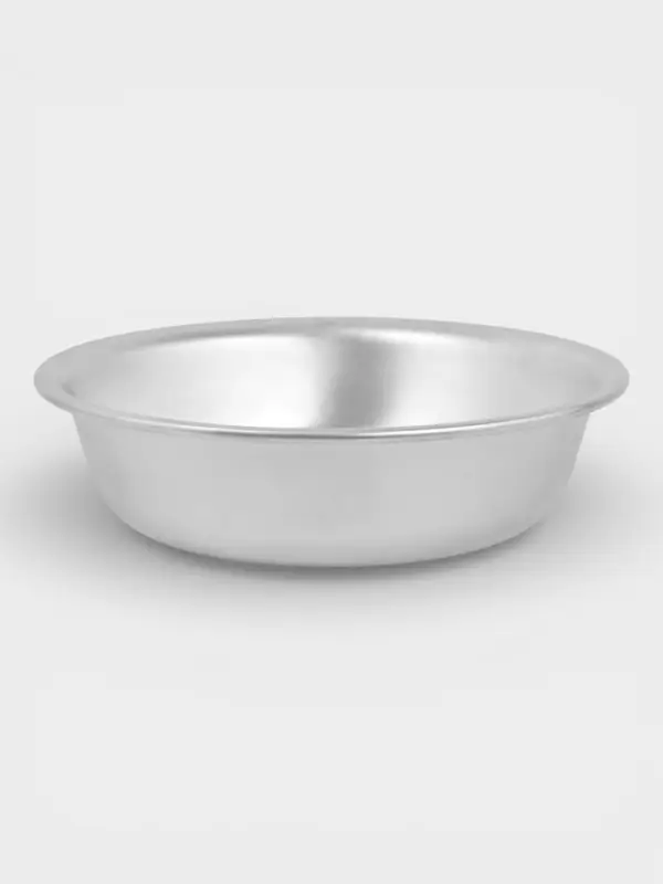 Таз алюминиевый, 14 л, d=45 см, толщина 1.75 мм, серебристый