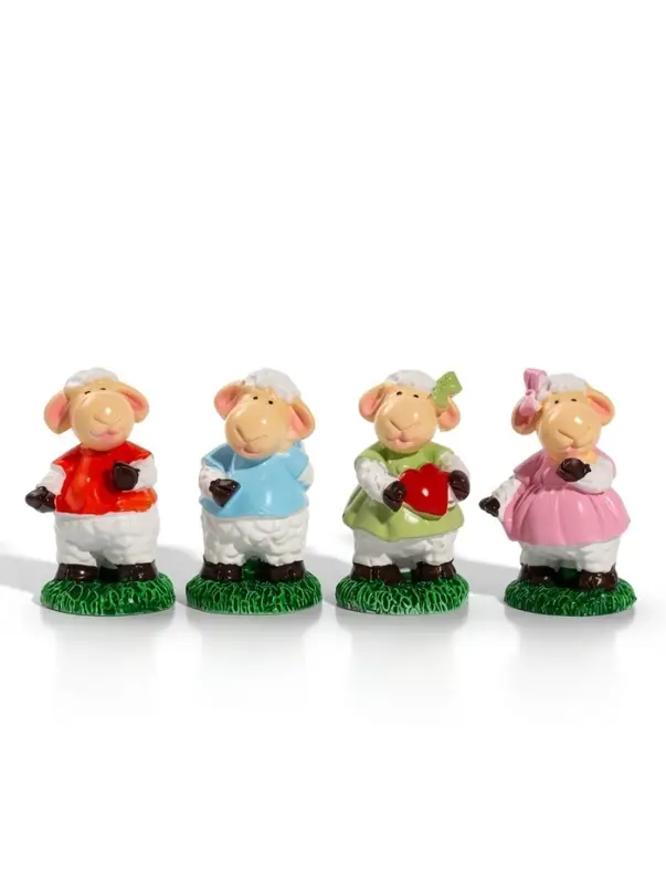 Фигурка &laquo;Нарядная овечка/бараш&raquo;, 3&times;2.3&times;5 см, МИКС