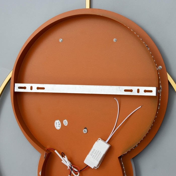 Бра "Алле" LED 16Вт 3000К  оранжевый белый 100х5х50см