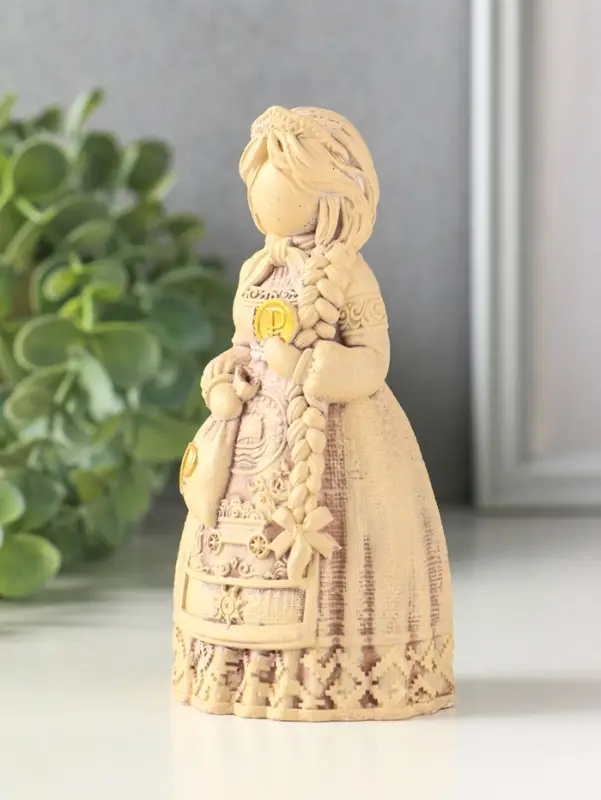 Фигурка &laquo;Берегиня Торговая&raquo;, 13&times;7 см, гипс под слоновую кость