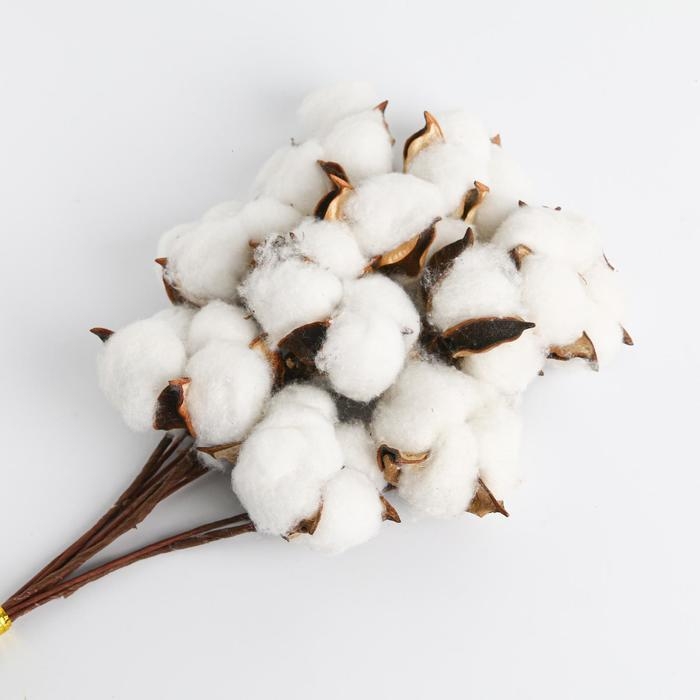 Букет из хлопка &laquo;Сливочные облака&raquo;