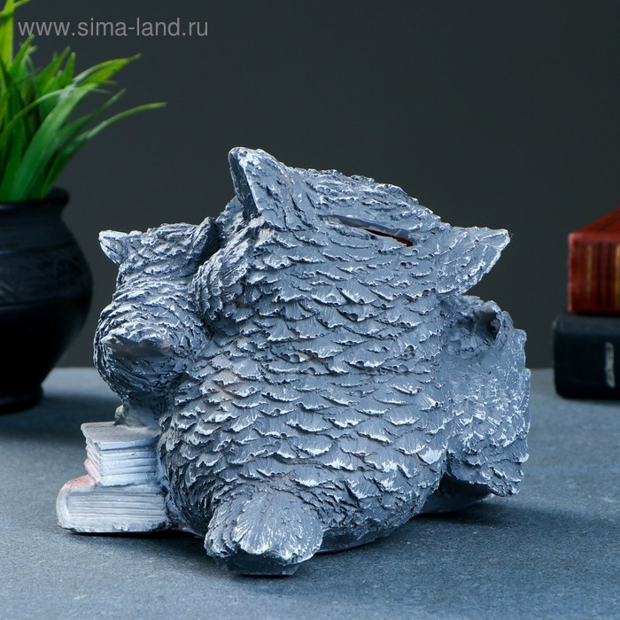 Копилка  Копилка "Сова с совятами и книгой" 17х15см