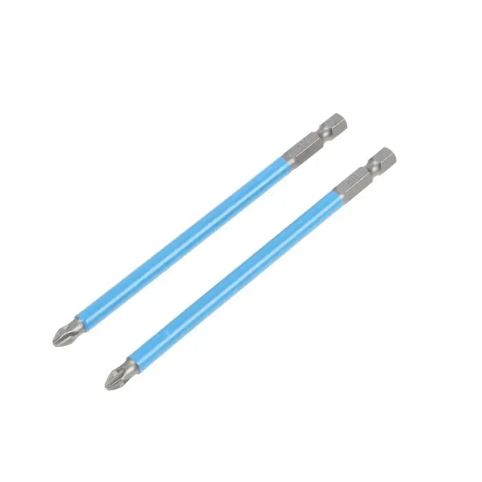 Биты ТУНДРА, намагниченные, сталь CrV, PH2&times;127 мм, 2 шт.