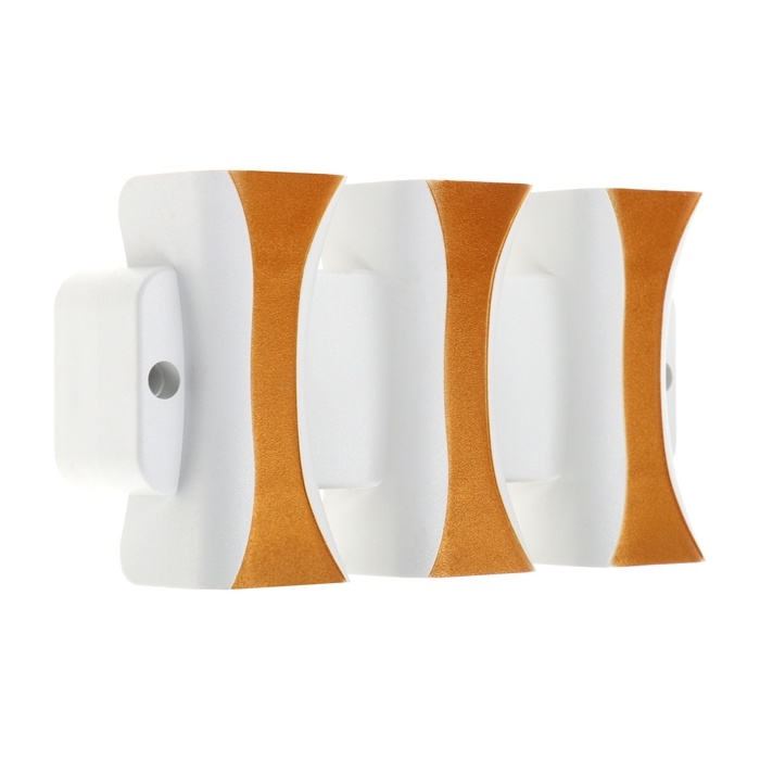 Светильник фасадный «Элегант», FSD-042, 6 Вт, 3000К, 3 луча, IP65, 220 В, пластик, белый Светильник фасадный «Элегант», FSD-042, 6 Вт, 3000К, 3 луча, IP65, 220 В, пластик, белый