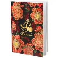 Блокнот А5, 40 листов, на скрепке, в точку, золотое тиснение, &laquo;Минни Маус&raquo;