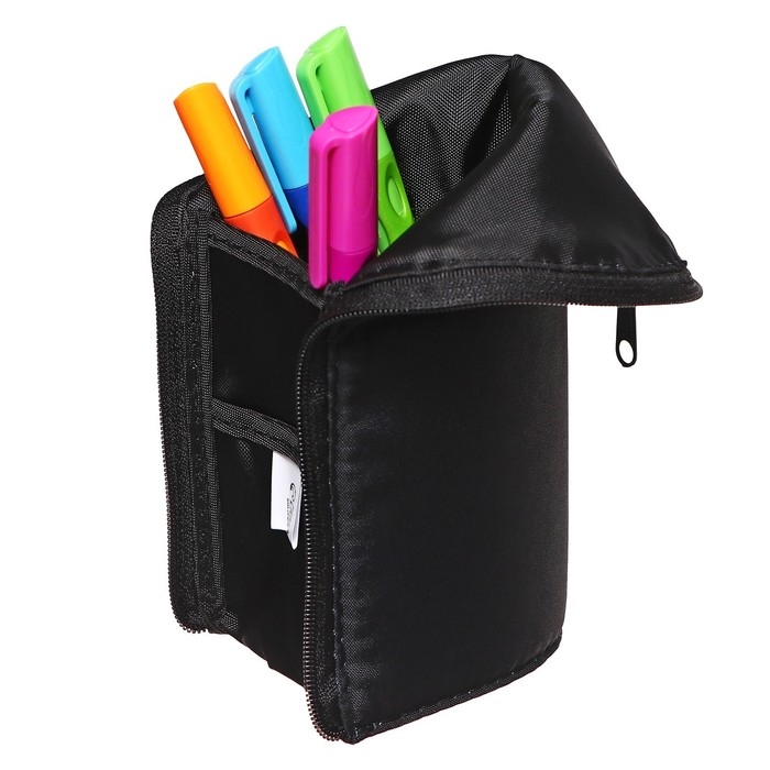 Пенал тубус-подставка, 85 х 210 х 65 мм, мягкий, тканевый, Calligrata, ПМО 12-20 Пенал тубус-подставка, 85 х 210 х 65 мм, мягкий, тканевый, Calligrata, ПМО 12-20 "Енот"