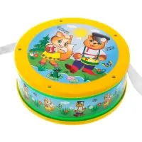 Игрушечный барабан, для детей, МИКС