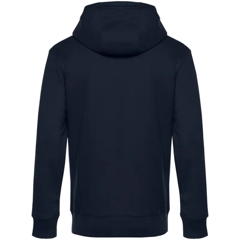 Толстовка с капюшоном унисекс King, темно-синяя, размер XS