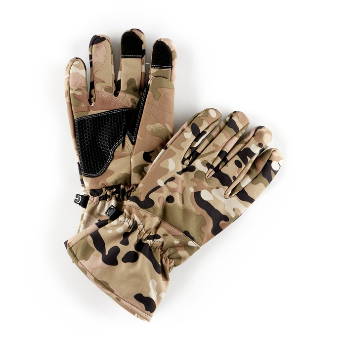 Перчатки тактические "Storm tactic" утепленные, размер - L, мультикам